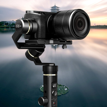 G6 Plus All Round Rolling Adjustment Splash Proof Aluminum Alloy Stabilizer 3-Axis Handheld Gimbal For Mirroress DSLR Camera